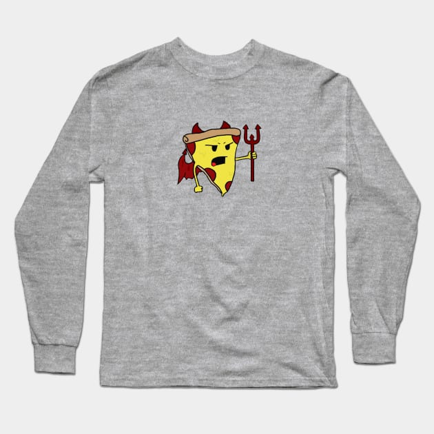 The Pizza Devil Long Sleeve T-Shirt by LA Concessions